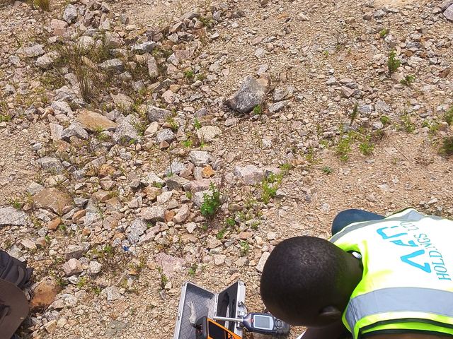 Sampling during a site survey