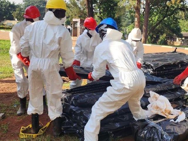 Packing hazardous material for transport
