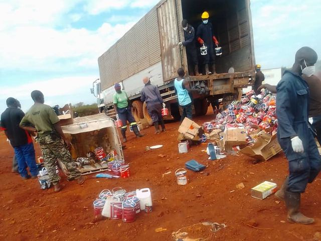 Supervised destruction of expired goods